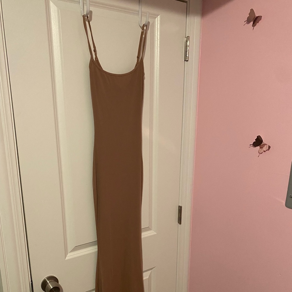 Skims Soft Lounge Long Slip Dress